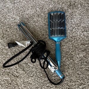 Babyliss Bundle Nano Titanium Prima Styling Iron and brush
